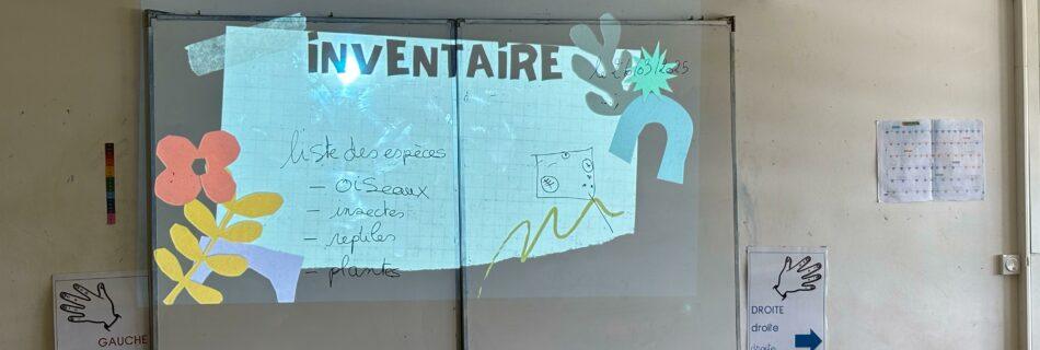 Séance théorique sur l’inventaire naturaliste – ©GEPOMAY